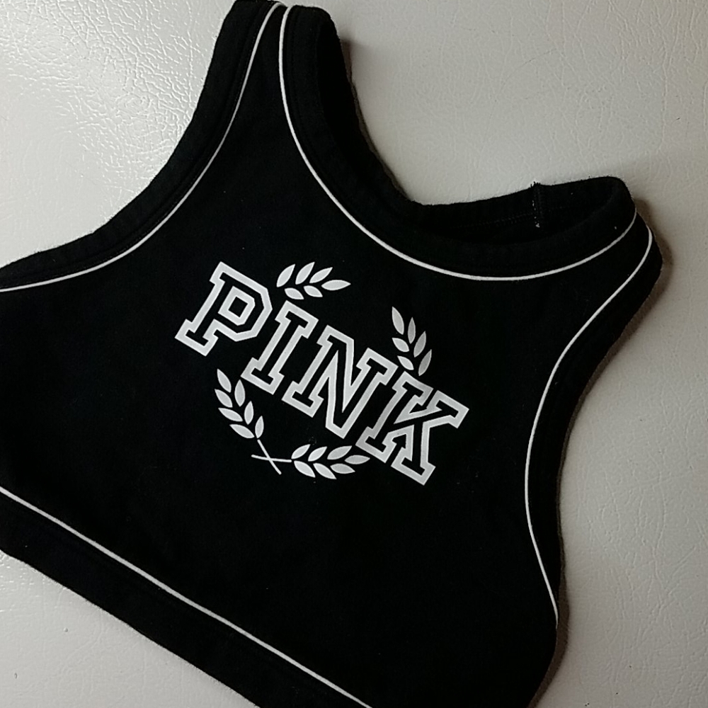 Pink Victoria's Secret sports bra